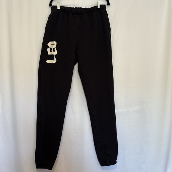 Good American Leo Sweatpants Black size 2 - Picture 2 of 6